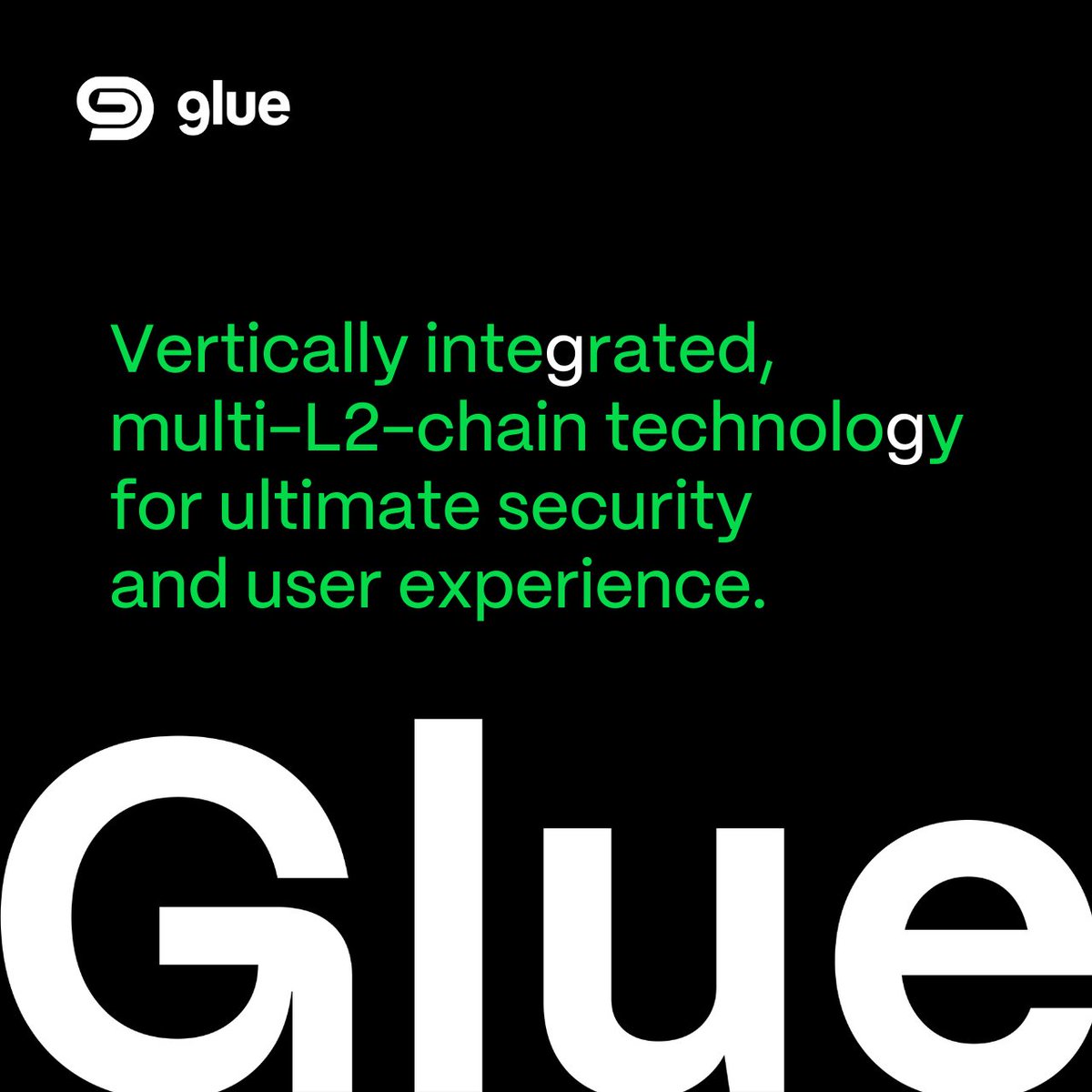 Glue takes a page from Amazon Web Services (AWS). Like AWS, Glue doesn't rely on one server (or, in this case, chain). It offers specialized L2s tailored to each project's specific needs. Think: a gaming L2 with fast block times, a finance L2 with high security, and more!