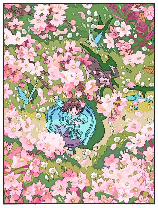 「branch skirt」 illustration images(Latest)