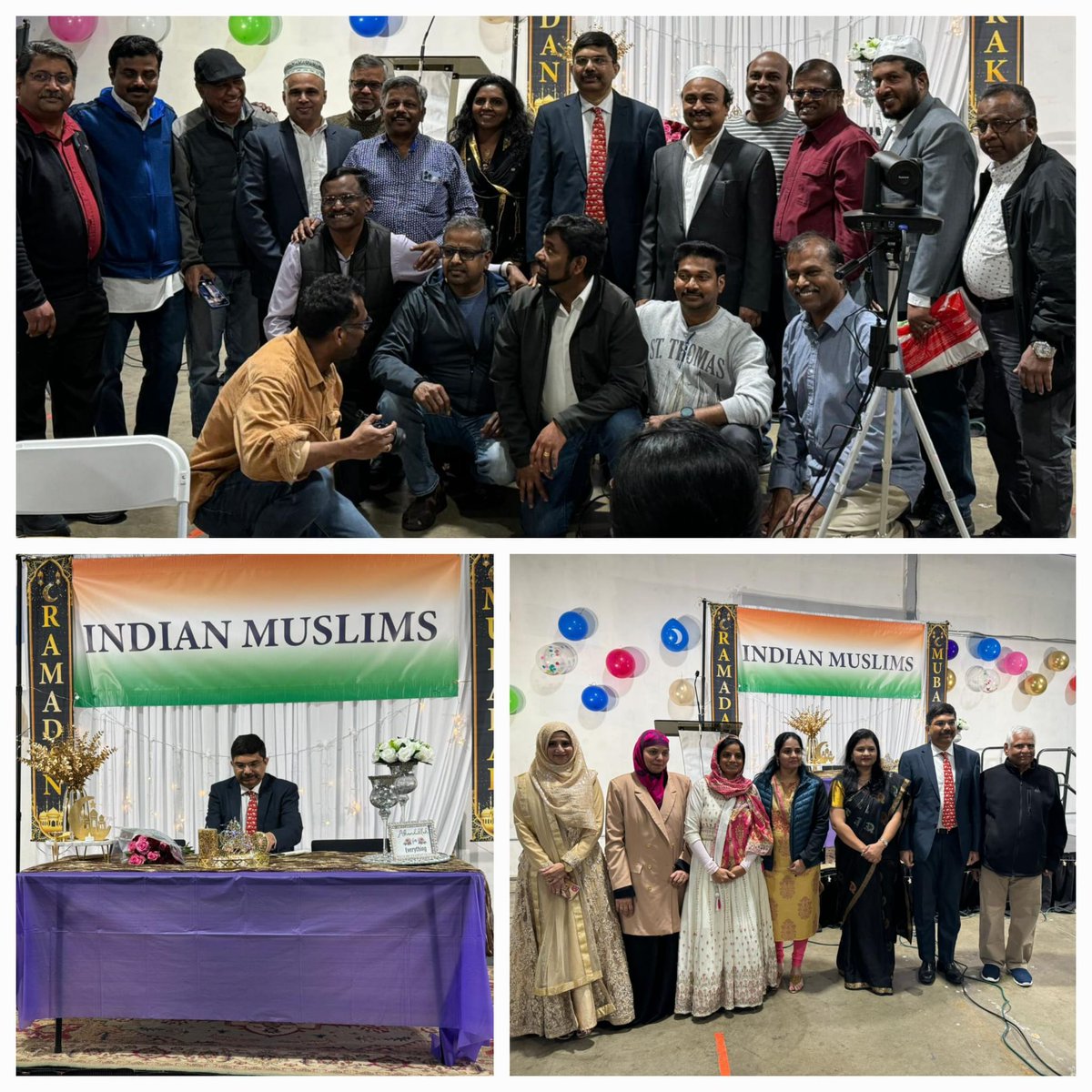 Consul General Dr. K. Srikar Reddy attended  the Indian Community Interfaith Iftar celebration at Masjid Zakaria in Fremont! A heartwarming gathering with over 800 attendees, organized by Muslim organizations from Andhra Pradesh, Telangana, Karnataka, Maharashtra, and beyond.…