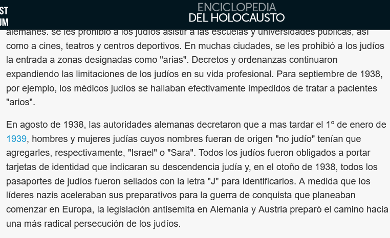 El obradorismo no es nazismo ni fascismo. Herrera tergiversa groseramente la historia para decir que "los mexicanos con piel clara" son perseguidos en México como los judíos en la Alemania nazi entre 1933 y 1945.
Los nazis hicieron esto, la 4T no:
👉encyclopedia.ushmm.org/content/es/art…