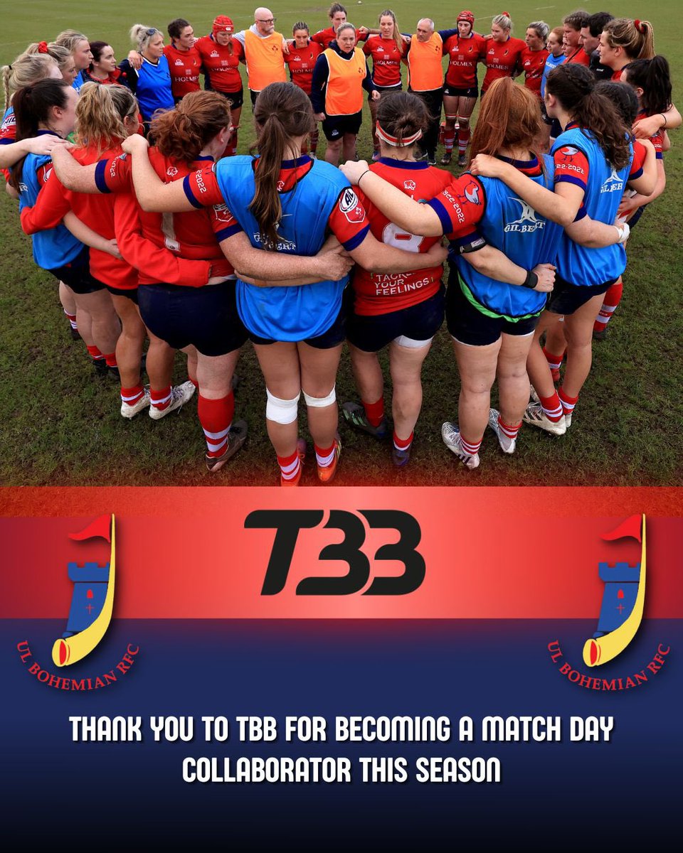 Great to have TBB come on board as a match day collaborator for the Sunday crews remaining games of this season ❤️💙 Loving the new facility 🙌 #supportlocal #supportlocalbusiness #limerick #limerickcity #womensrugby #nothiglikeit