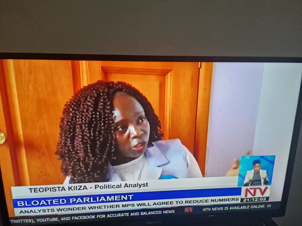 I joined in the discussion on Uganda's bloated parliament and what needs to be done to reform it.