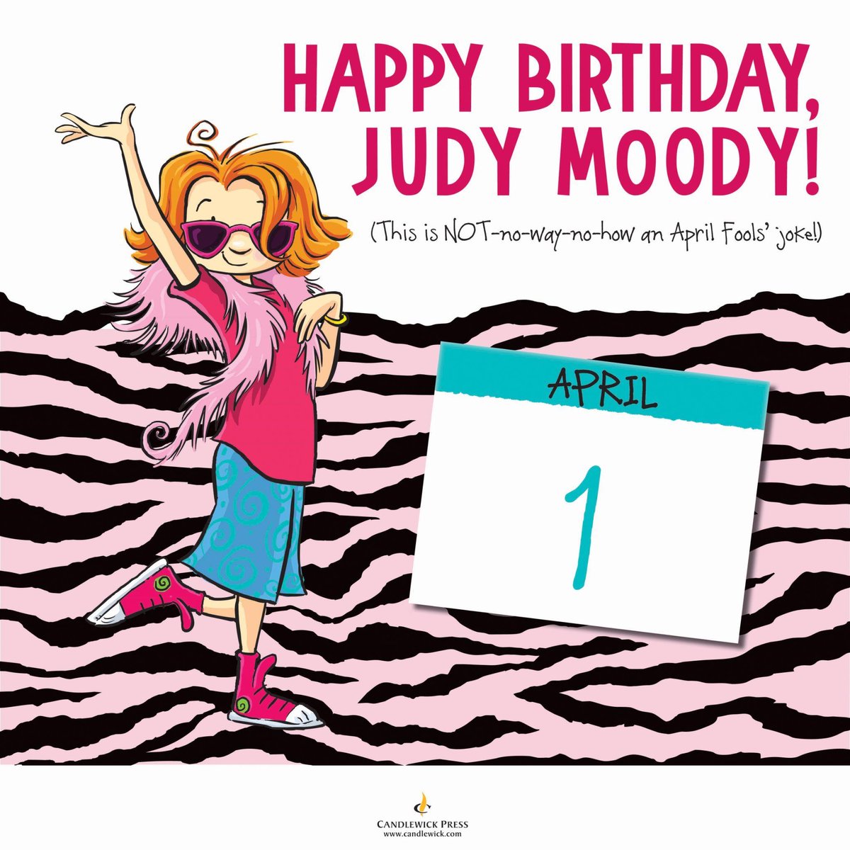 Dear Judy Moody, HAPPY BIRTHDAY TO YOU! What is your absolute favorite Judy Moody book? Hint: we love them all 💓