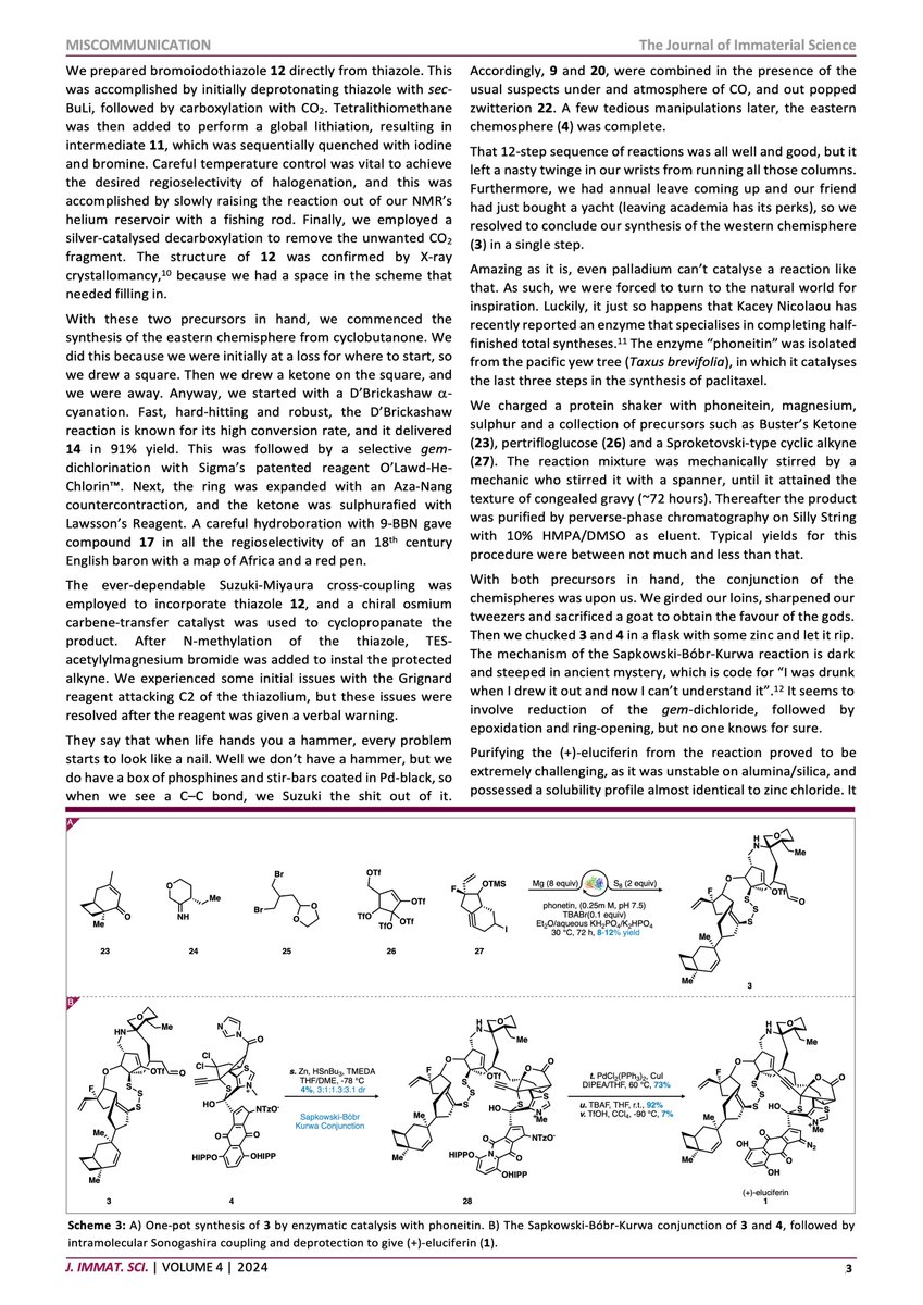 The Journal of Immaterial Science tweet media