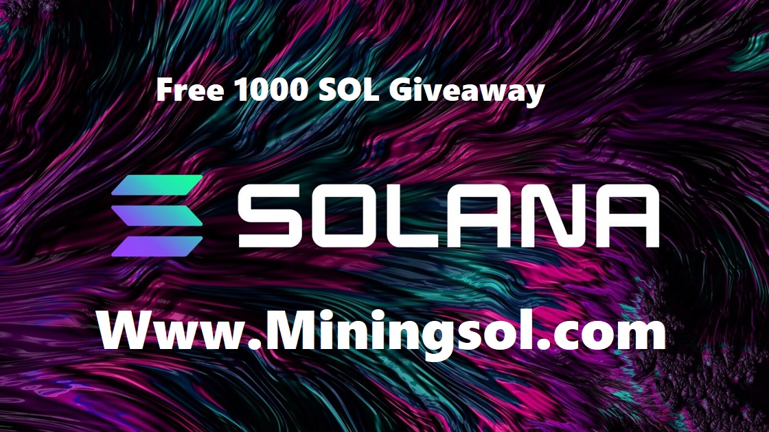 miningsol's tweet image. 🎁 1000 in SOL Giveaway (random wallet) 🎁

How to enter:
➡️Follow: @miningsol
🔄❤️, RT 
➡️ Tag 1 Friends
➡️ Drop your $SOL wallet address ⬇️
➡️ Claim Now: miningsol.com

#Mine #mining #Giveaway #SOL