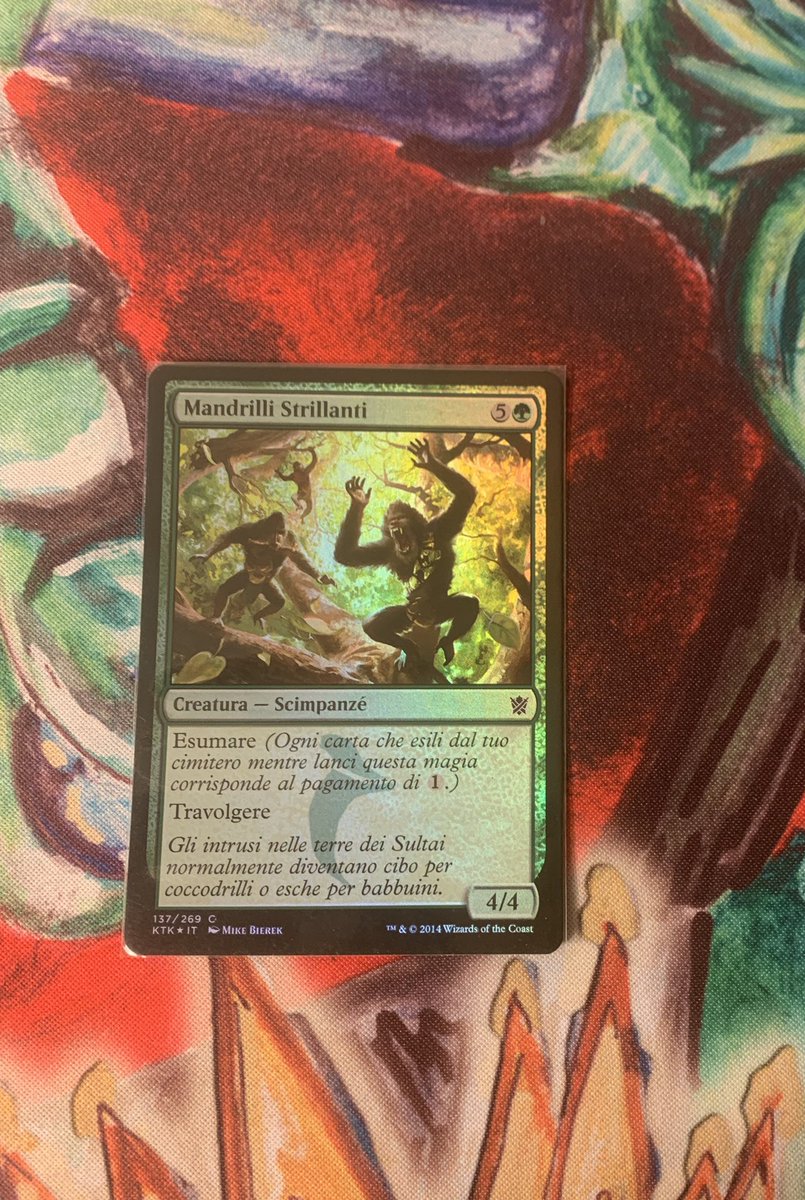 #PauperCube day 73 💚

Here it is a little representation of me and my friends trying to have a barbecue today 🍖

Hooting Mandrills is a cheap threat that has been played over the years in a lot of formats but in #mtgpauper it doesn’t shine

Never get between me and the barbecue