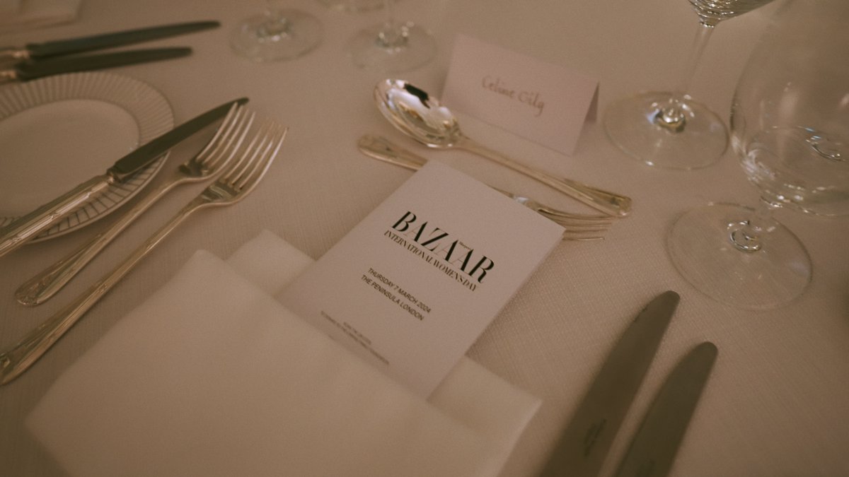 RiseMediaUK's tweet photo. Excited to share a few stills from @BazaarUK's sixth annual gala dinner for #InternationalWomensDay.
@MikeLienard and @KinmenK filmed interviews, panel talks and keynote speeches, as well as capturing b-roll of the guests enjoying the event.

#eventvideo #videoproduction https://t.co/YzbuO2DOpi