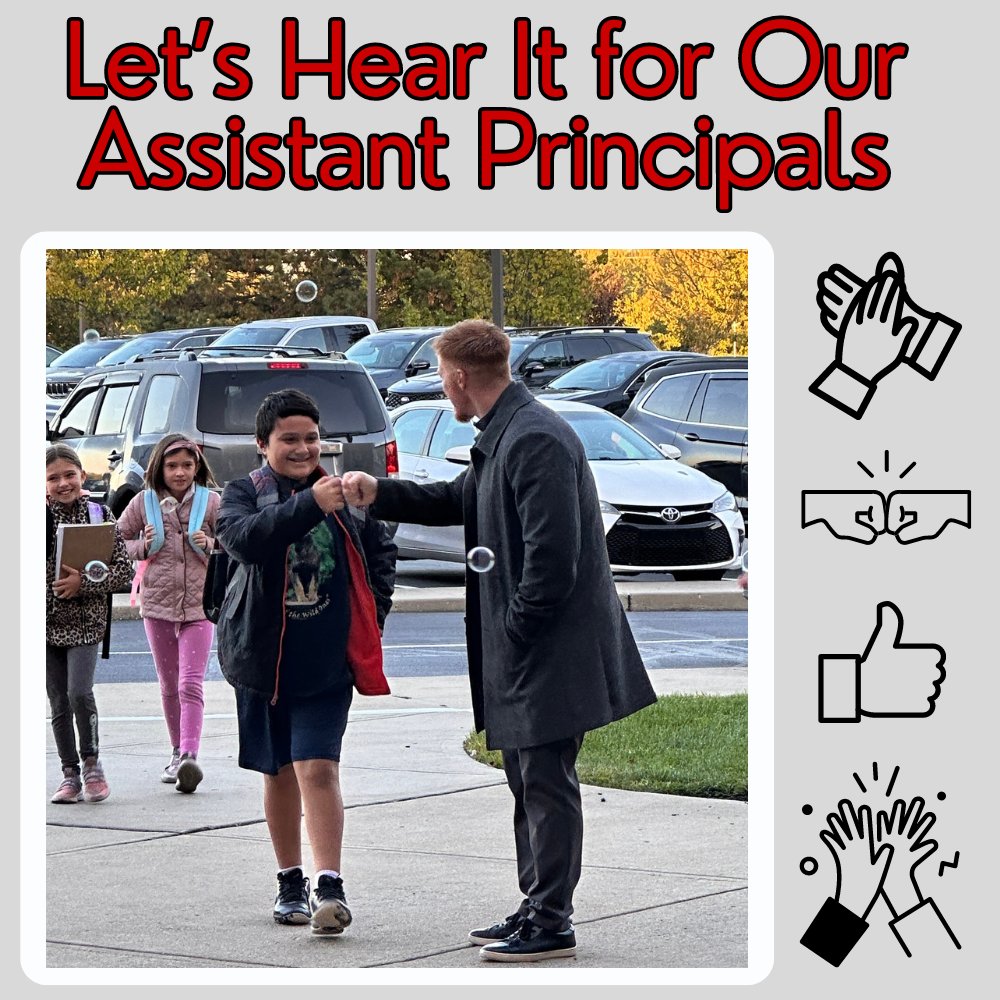 It's National Assistant Principal's Week! Time to give them a fist bump 🤜 or a high five ✋️ or a shout-out 📣 for all they do for our students. #WEareLakota