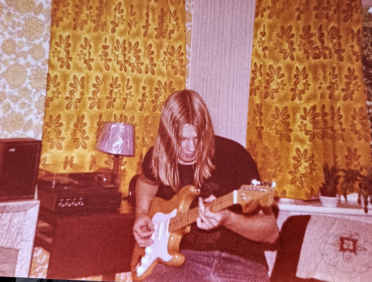 More old pics discovered today, loved my hair like this, I was 16 and wearing a Man (band) T-shirt🤣 #seventies #longhairs #themanband