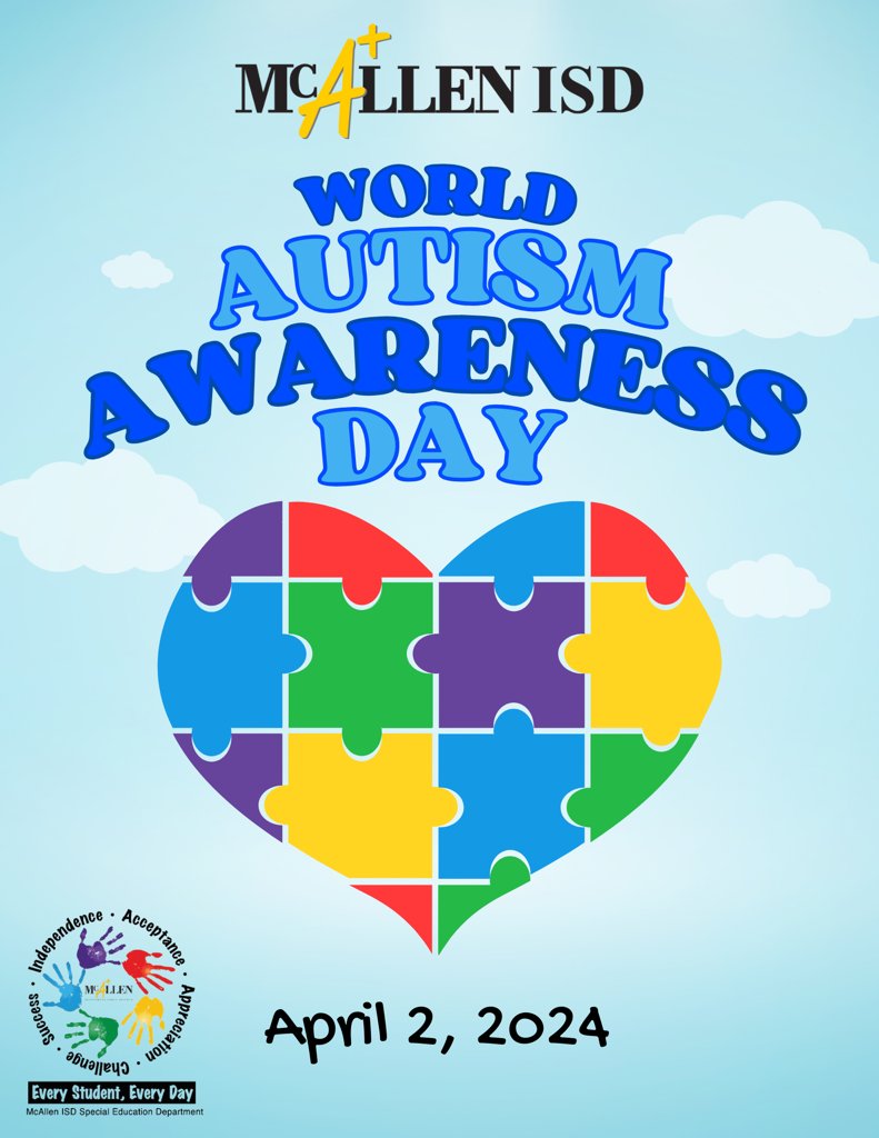 Tomorrow wear blue for World Autism Awareness Day! @Erikardz11G @Karime_Flores7