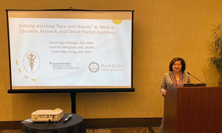 How does the evolving understanding of race influence knowledge of disease and how to treat it? KPSOM Faculty Member Dr. Quyen Ngo-Metzger presents on the use of race and ethnicity in medical education. Read more: bit.ly/3P8kPJ5