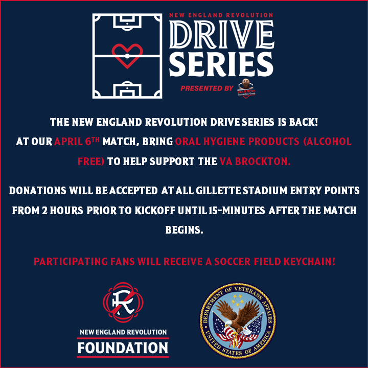 Our Drive Series returns this Saturday!! We will be collecting alcohol free oral hygiene products 🪥 for the VA Brockton 💙♥️ #NERevs
