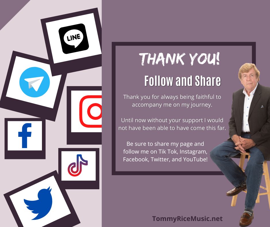 Be sure to follow and don't forget to share my page with your friends to spread the love! Let's connect and stay tuned for all the latest updates. Instagram.com/tommyricemusic YouTube.com/@TommyRiceMusic Facebook.com/TommyRiceMusic YouTube.com/@TommyRiceMusic