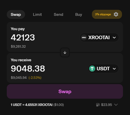TontonFixed's tweet photo. received #XROOTAI airdrop https://t.co/CS2zWn6Xf6 https://t.co/rqsf8e0Kc8