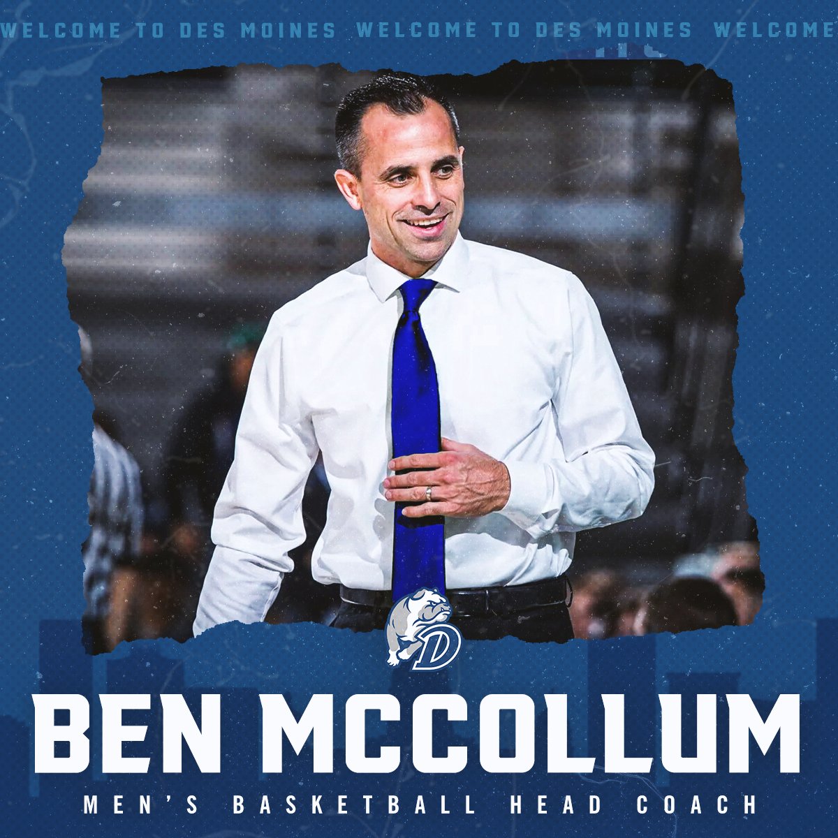 Ben McCollum is officially the new Drake Bulldogs head coach r
