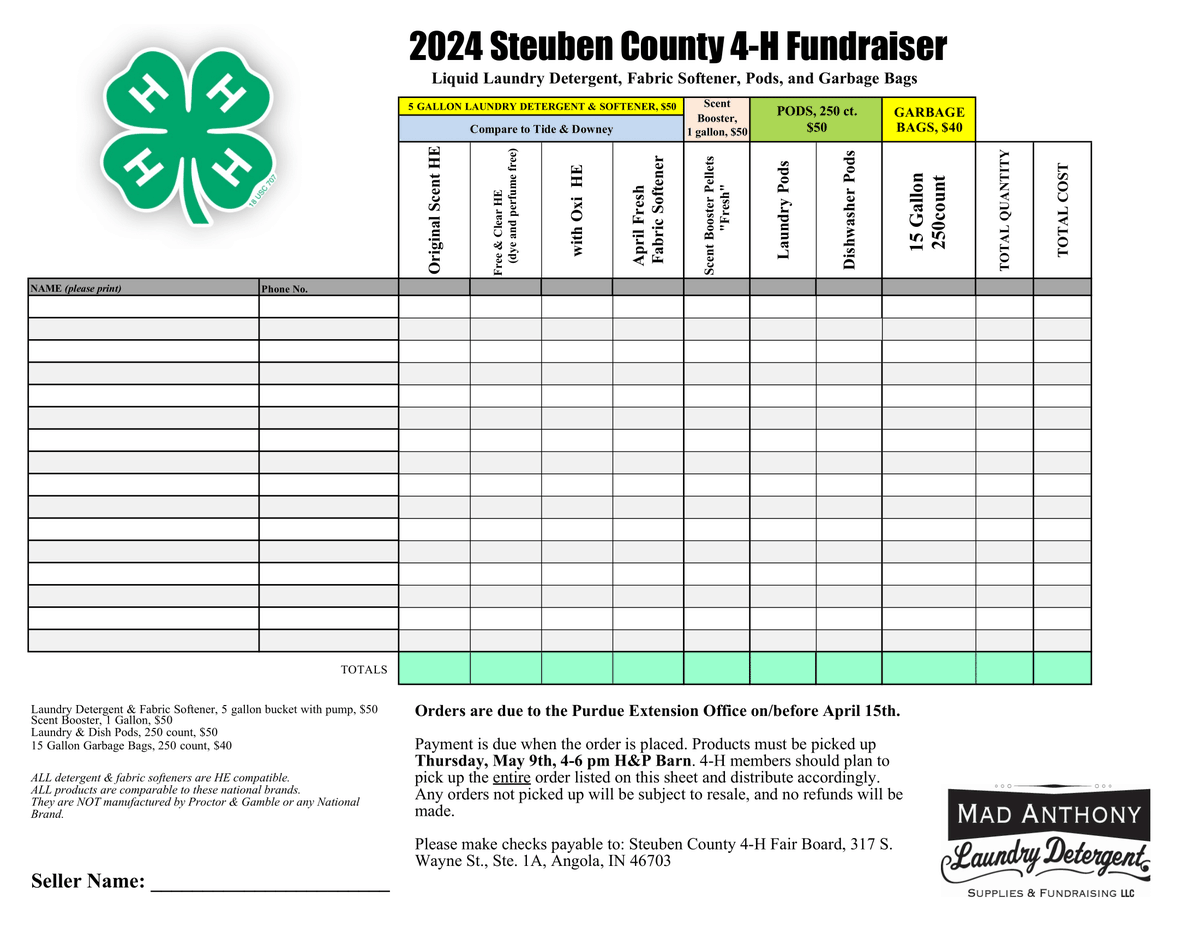 SteubenCo4H's tweet photo. Our annual fundraiser has launched! We love being able to buy some great products and support our organization! 
Share with friends, family, and neighbors! 
Orders are due April 15th - see order forms here, in the March newsletter, or at https://t.co/yUeOwd7Eyy. https://t.co/LYPTqbQBqm