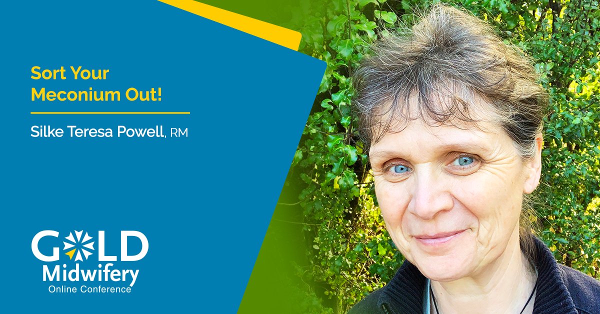 Join us at the #GOLDMidwifery2024 Online Conference with Silke Teresa Powell, RM for 'Sort Your Meconium Out!': goldmidwifery.com/conference/pre… #midwife #midwifery #MidwiferyCare #birth #meconium #LaborAndDelivery