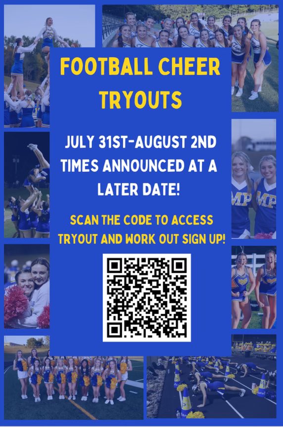 📣It’s tiiiiimmmme!! Check out the link in our bio to sign up for 2024 Fall tryouts, workouts, band and dragonfly! 📣 Go Tigers! 💙🐯