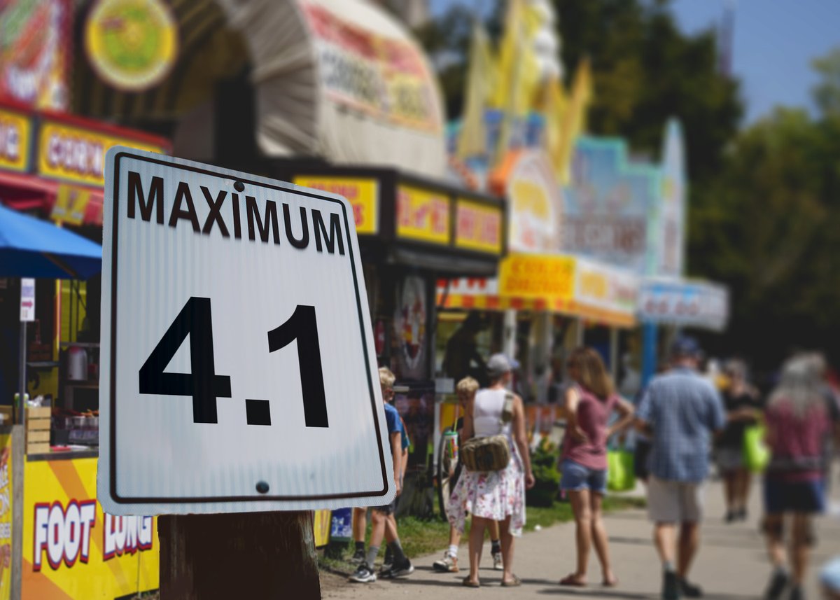 We don't have any more events to announce but we did want to let everyone know we will be enforcing a speed limit for pedestrians. We clocked a few pedestrians going almost 7 mph last year! If you'd like to learn more, you can do so at bit.ly/49lrbMv.