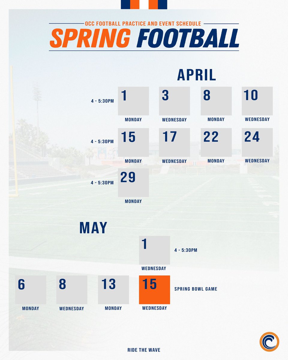 🏴‍☠️ Happy First Day of Spring Ball 🏴‍☠️ Here is the Pirates 2024 Spring practice schedule. #gocoast #ridethewave #setsail