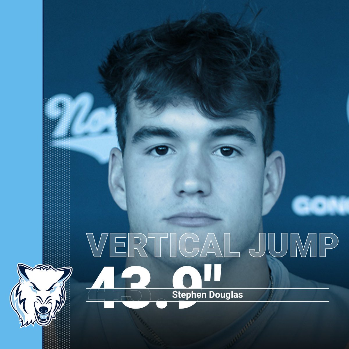 Northwood Strength, Speed, and Conditioning (@northwoodsnc) on Twitter photo He did it again....<a href="/StephDouglas_5/">Stephen Douglas</a> of <a href="/Northwoodfball/">Northwood Football</a> broke his own Vertical Jump record from last week for the Safety position group with a leap of 43.9" besting his previous jump of 42.5" #GetStrong💪🐺 He did it again....<a href="/StephDouglas_5/">Stephen Douglas</a> of <a href="/Northwoodfball/">Northwood Football</a> broke his own Vertical Jump record from last week for the Safety position group with a leap of 43.9" besting his previous jump of 42.5" #GetStrong💪🐺