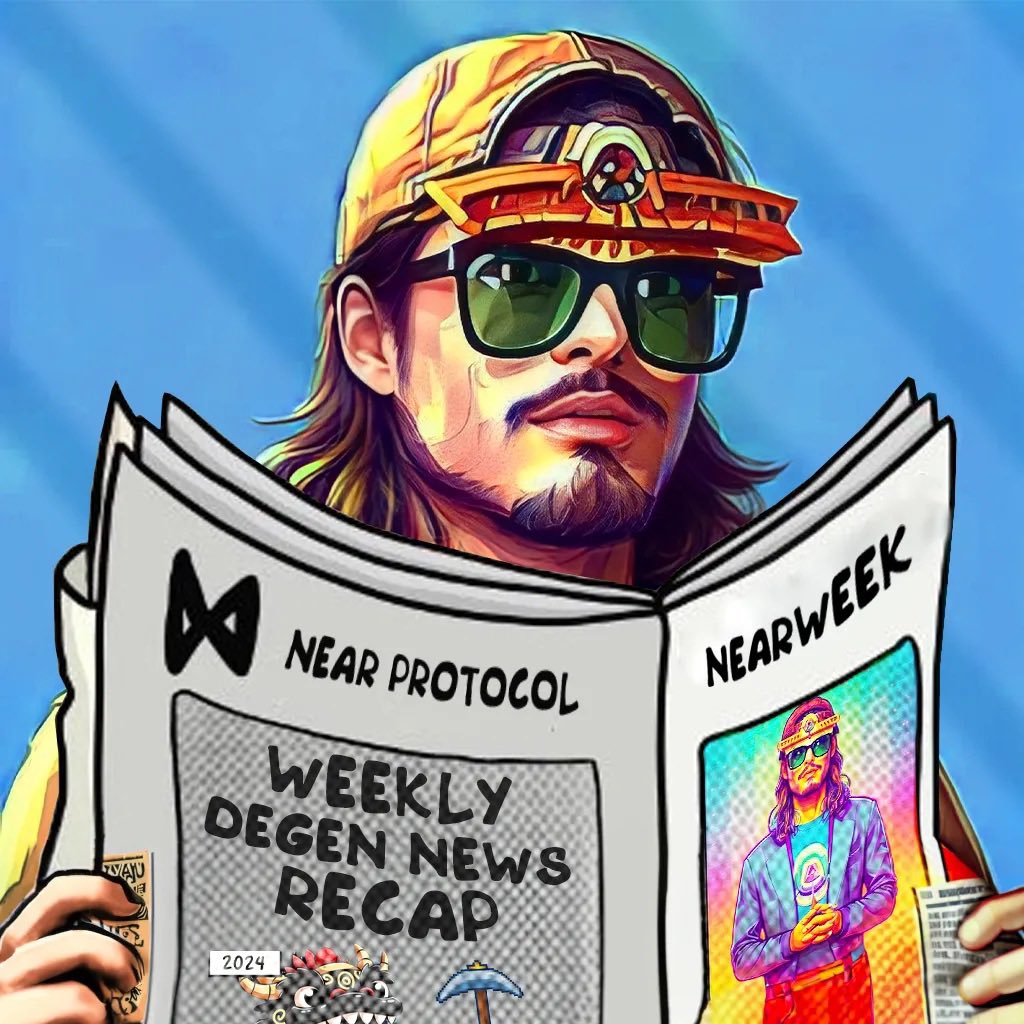 Gm Web3 ☀️ Here’s your WEEKLY DEGEN News Roundup Thread 📰🧵(HUGE AIRDROP 🪂) • In partnership with @NEARWEEK ⬇️ • A new $TOUCH memecoin pumped to valhalla and totally rugged in 48 hours after @ilblackdragon went viral for being touched on the arm by Jensen Huang 😭📉 • I got…