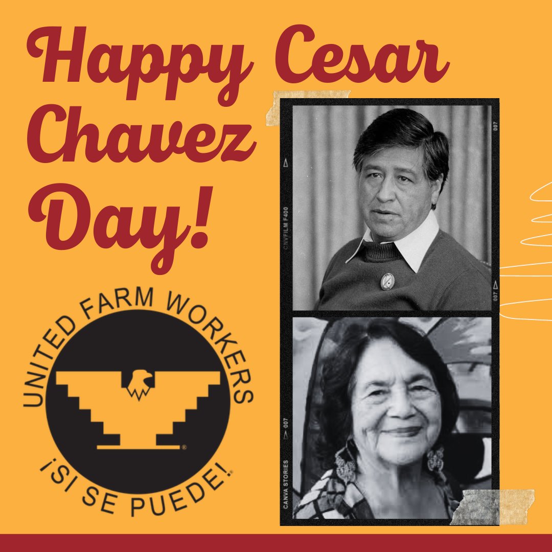 Today, #CesarChavezDay, I am especially honored to have the endorsement of the United Farm Workers and the Dolores Huerta Action Fund, who inspire my work to improve the lives of farm workers. @UFWupdates @DoloresHuerta @DH_ActionFund #cesarchavez #GoJoe
