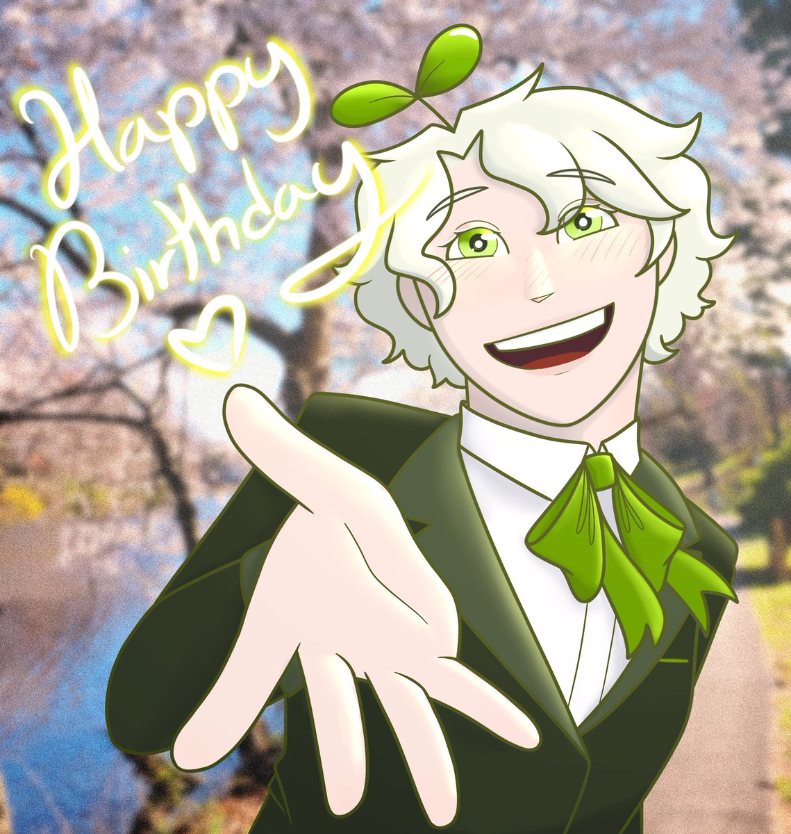 🎉🌱April 1st🌱🎉 Did you know it's our very own Fennel-kun's birthday??? They debuted exactly one year ago for April Fools! 🎉🎂🌱