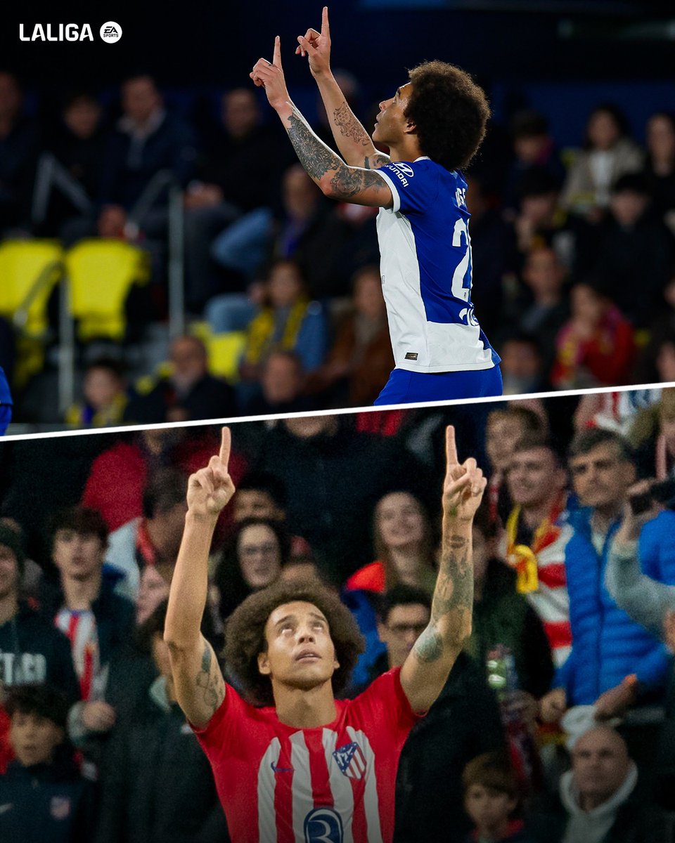 Jornada 13 ⚽
Jornada 30  ⚽

👆❤👆 ¡A @axelwitsel28 se le da bien el Villarreal CF!

#VillarrealAtleti 
#LALIGAEASPORTS