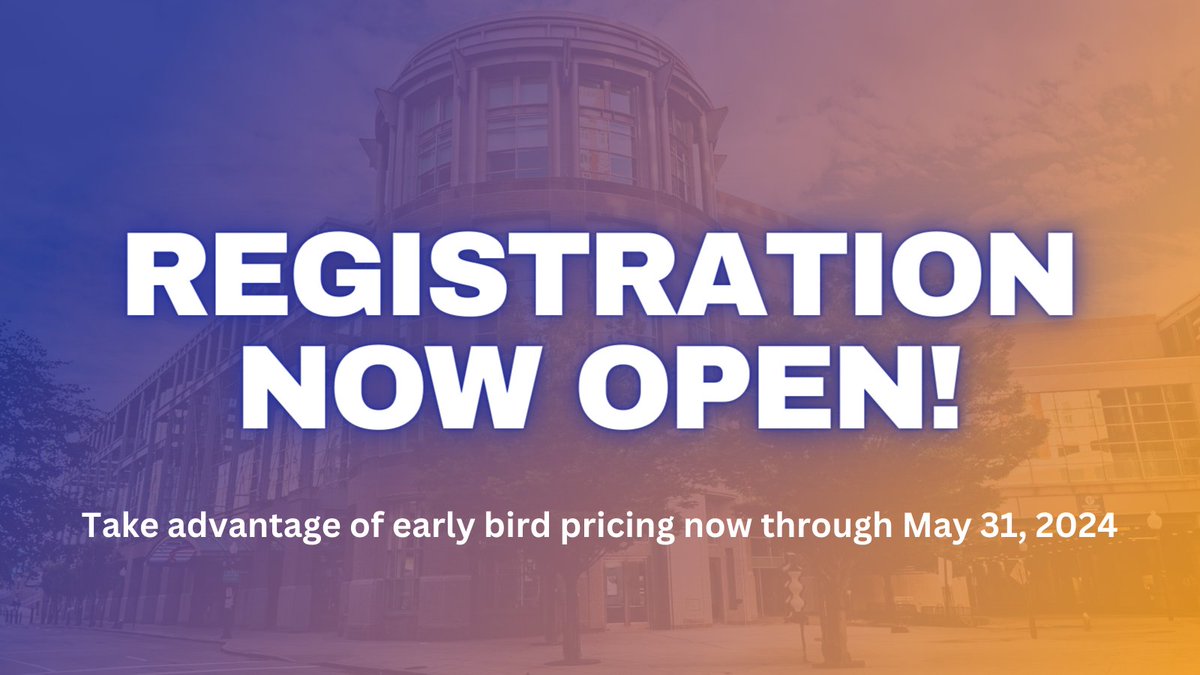 Registration is now open for the ACM #PEARC24 Conference, taking place at the Rhode Island Convention Center from July 21-25, 2024. Don't miss out on early bird pricing available until May 31! Register today: cvent.me/N8Beg8