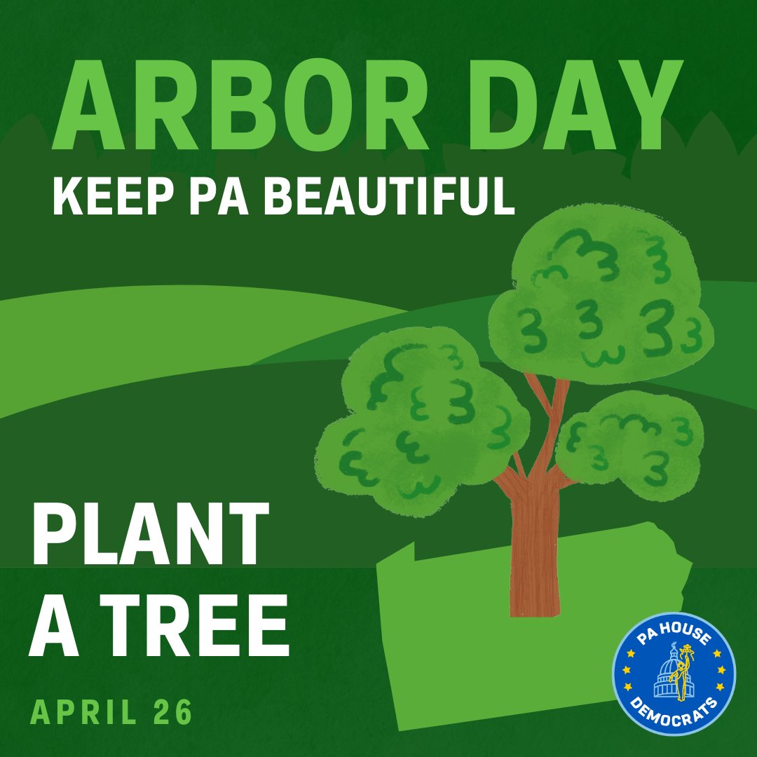 On Arbor Day, let's @KeepPaBeautiful by planting a tree. Learn more from @TreePgh: treepittsburgh.org/programs/tree-….