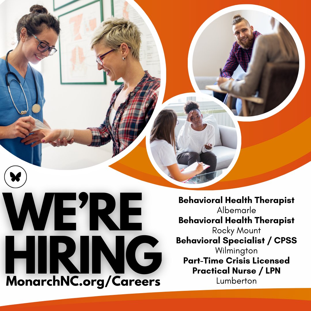 We have rewarding job opportunities immediately available across North Carolina! Check out the variety of positions we have available now by visiting ow.ly/iNE850R61FF.