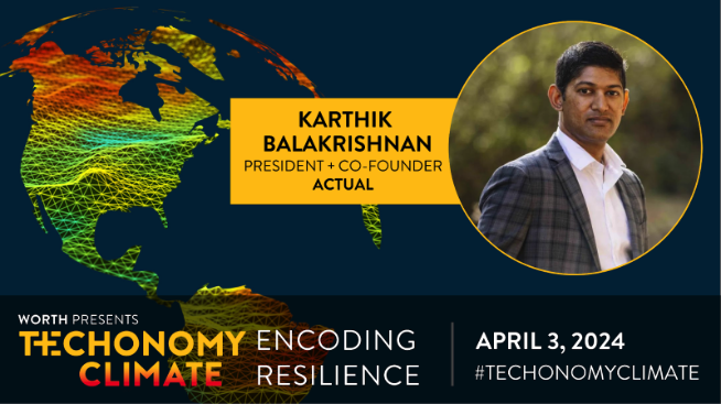 Our President and Co-Founder <a href="/kbalakri/">Karthik</a> will be presenting the topic of Charting a New Course: The Revolutionary Path to Decarbonization at @Techonomy Climate 2024: Encoding Resilience.

Join him on April 3rd in Silicon Valley: bit.ly/3xe3jgh.

#ACTUAL #TechonomyClimate