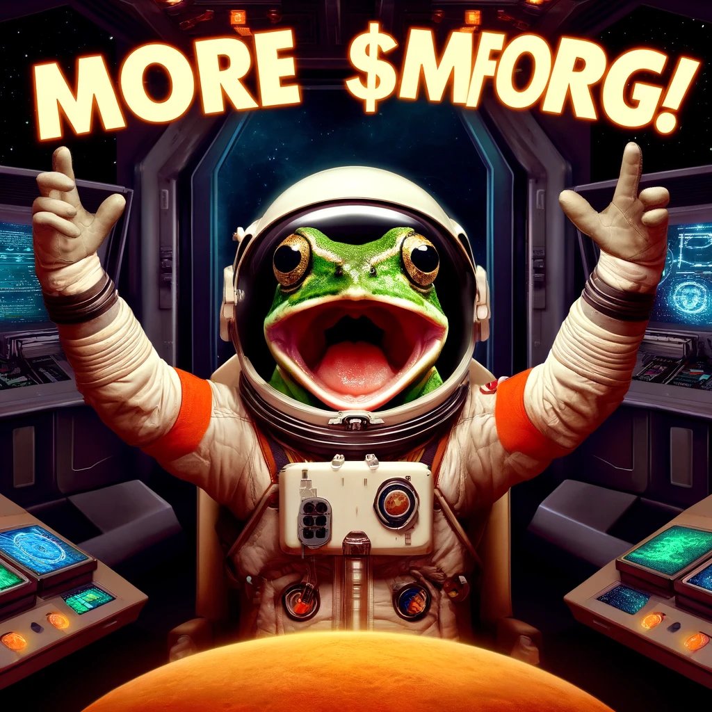 TheMoonForg's tweet image. you heard the forg, it's time to get more $mforg

#mforg #SolanaMemecoin #memecoins