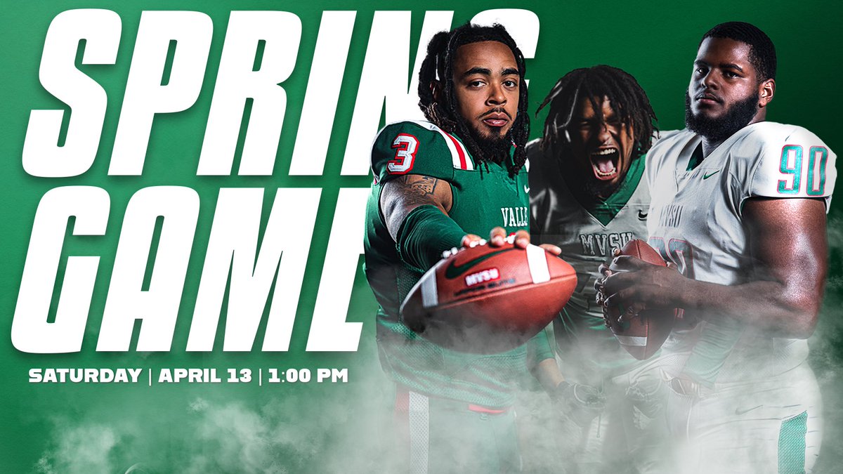 Spring 🏈 is upon us! Join us Saturday April 13 at Rice-Totten Stadium for our annual spring football game. Kickoff is set for 1:00PM‼️ 🧱🧱🧱