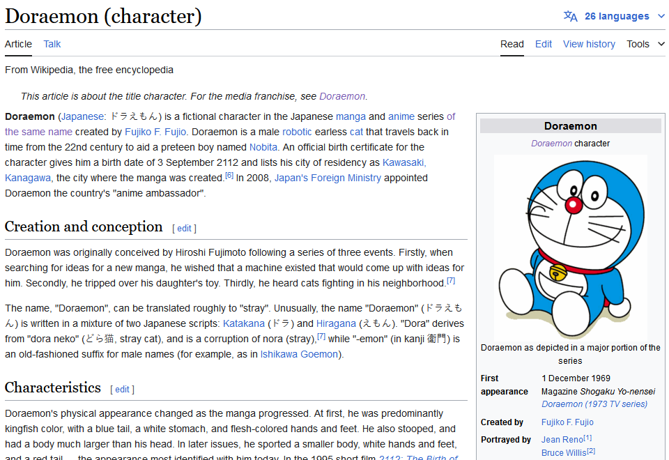 SolanaDoraemon's tweet photo. Study the Doraemon narrative - a robot cat from the future, with no ears.

This cartoon cat first appeared in 1969 and is still popular today - that's 55 years of Doraemon.

Now he finally found his way to Solana during the cat meta? You'll probably still fade 😹 https://t.co/4V5z88Krcg