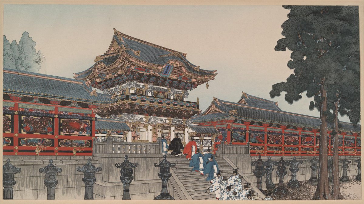 Toshogu Shrine, Nikko, 19th century

#ukiyoe