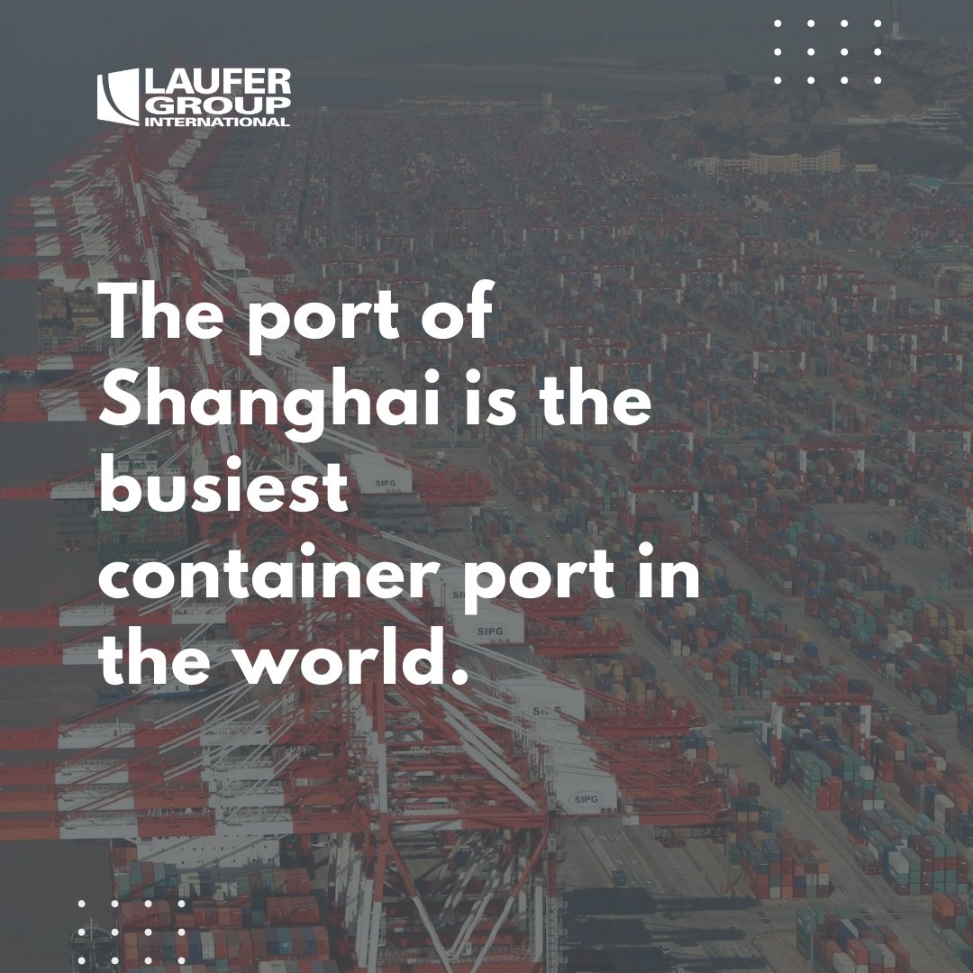 Did you know that the Port of Shanghai handles over 40 million TEUs annually!

It serves as a major gateway for international trade, showcasing the scale of global logistics operations.

#laufer #globallogistics #portofshanghai