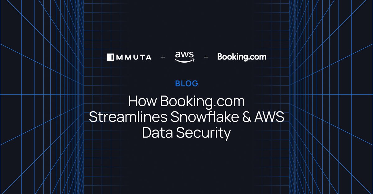 Discover how @bookingcom transformed its #data infrastructure for scalability, security, and accessibility in our latest blog. Experts share insights on moving to a cloud-native ecosystem and leveraging @Immuta, Amazon S3, and @SnowflakeDB: immuta.com/blog/how-booki…