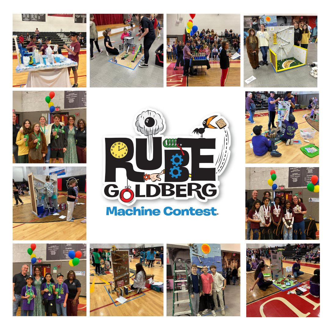 Participants & spectators were treated to an extraordinary day of creativity at this year’s Rube Goldberg competition. A huge shout-out to all students and congrats to the winners. Thank you to our volunteers & a special thank you to our guest speaker – Brandon T. Snider.