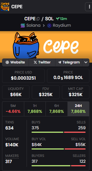 CepeSol's tweet photo. Thank you @dexscreener ! https://t.co/VS88EQ6K4N