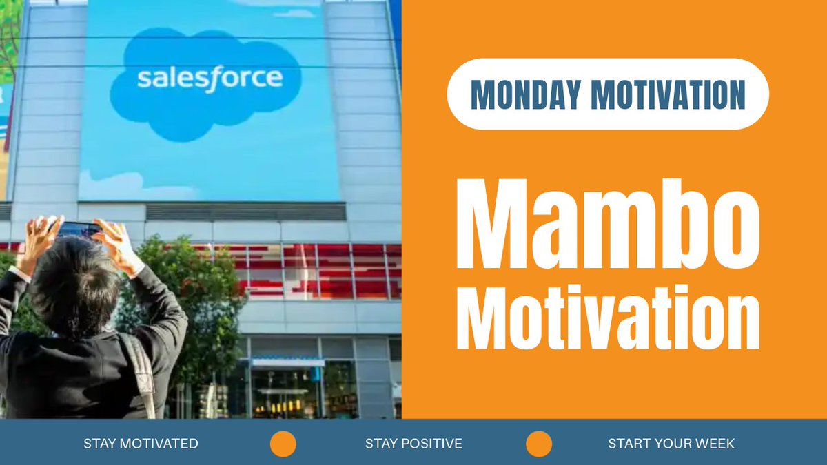 Obtain answers to some of the basic questions about Salesforce CRM software for your next networking mixer.
mk-partners.odoo.com/r/1cv

#MondayMotivation #MamboMotivation #SalesforceBlog