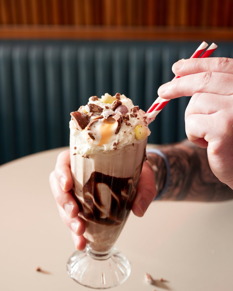 For those who still have room for chocolate - there's still time to try our mini egg waffle and creme egg milkshake before they're gone for good this coming Wednesday! 🧇🥤You know you want to!