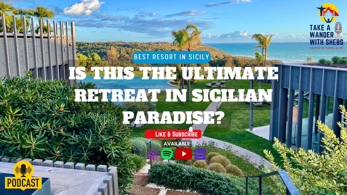 Looking for the ultimate Sicilian Spa retreat? My latest podcast will tell you why Adler Spa Resort is what you need to look for. Watch on the link below. youtu.be/t4mlaoYladg?si… #adlersparesort #retreat #spa #sicily @TravWriters