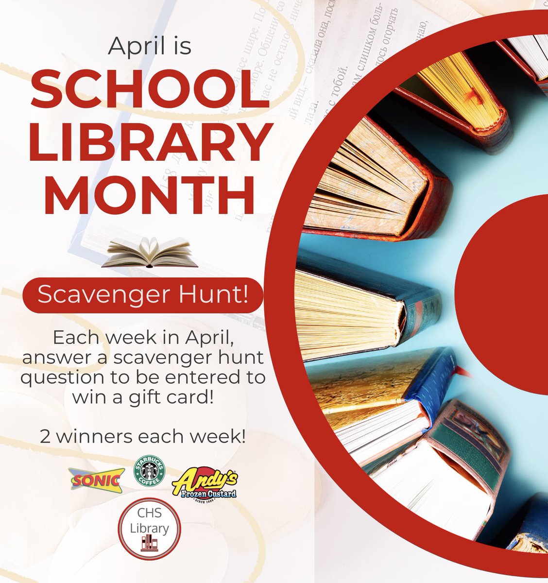 It’s School Library Month and the #CHSReads library wants to celebrate you! There is a scavenger hunt available in Schoology or 🛑 by the library to try it out! #CHSEmbracetheJourney #CISDLib @coppell_high @cisdlib