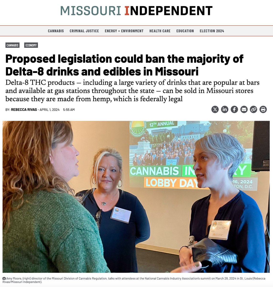 Dive into the latest coverage of NCIA's Missouri Stakeholder Summit, where industry leaders gathered last week in St. Louis to tackle pressing legislation impacting small and medium-sized cannabis businesses in the state. #MissouriStakeholderSummit #CannabisIndustry #NCIA