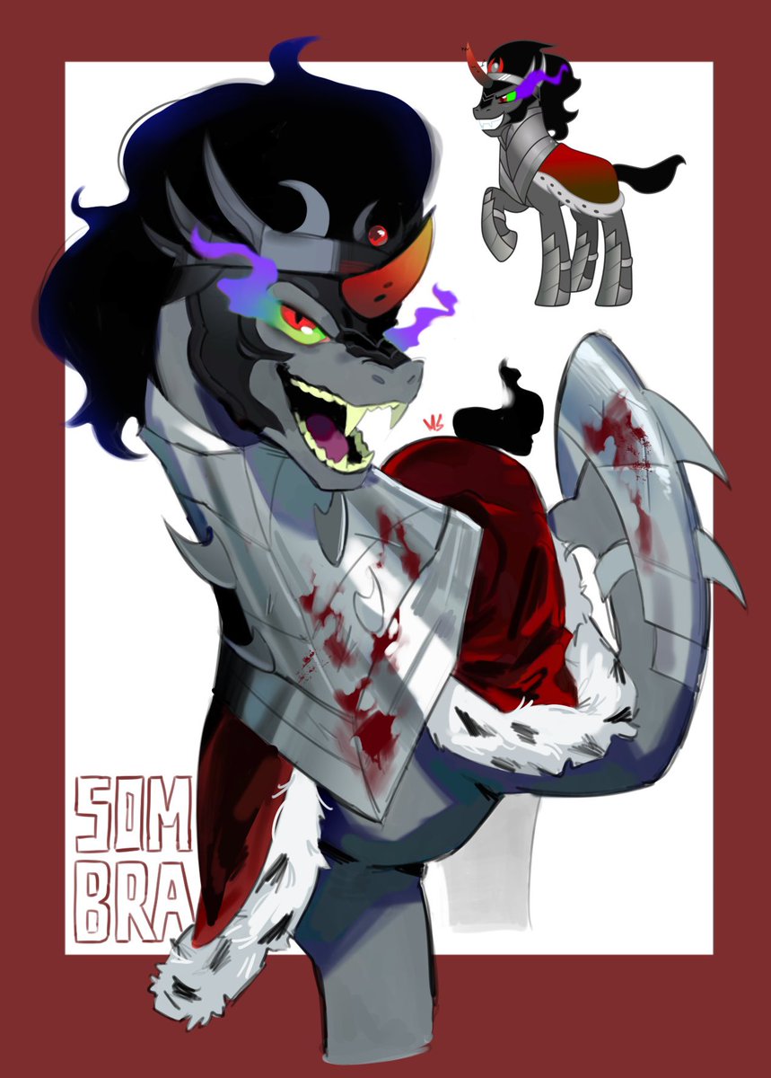 King Sombra fanart #kingsombra #mlp #mylittlepony