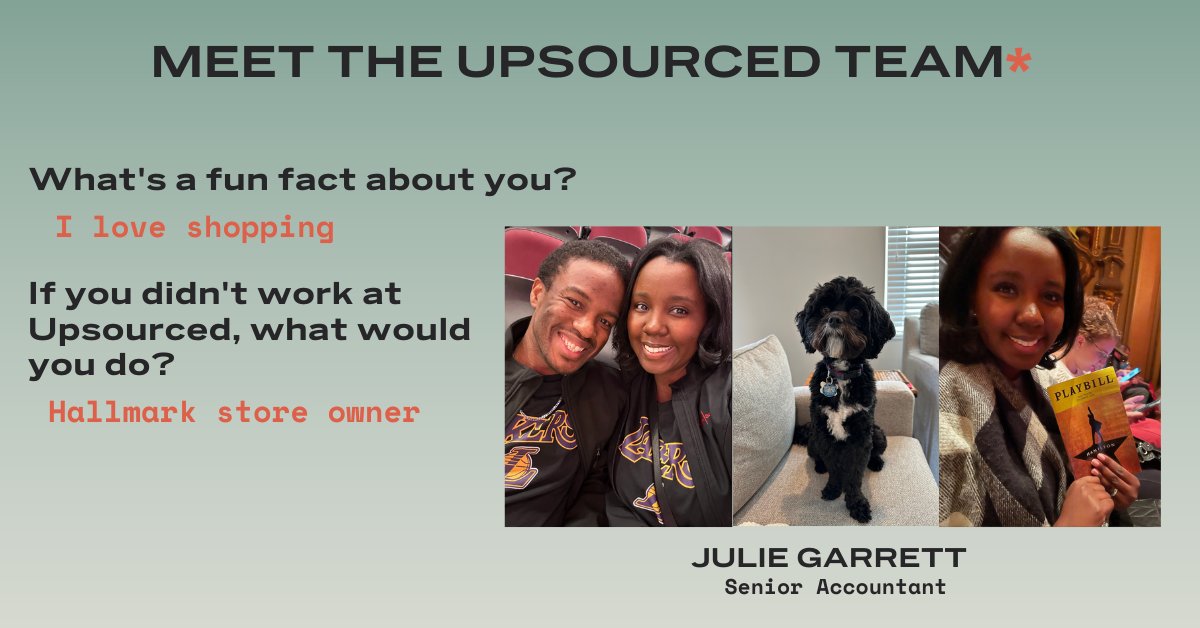 Meet one of our newest Senior Accountants, Julie! We're happy to have her join our team!

#meettheteam #finance #accounting