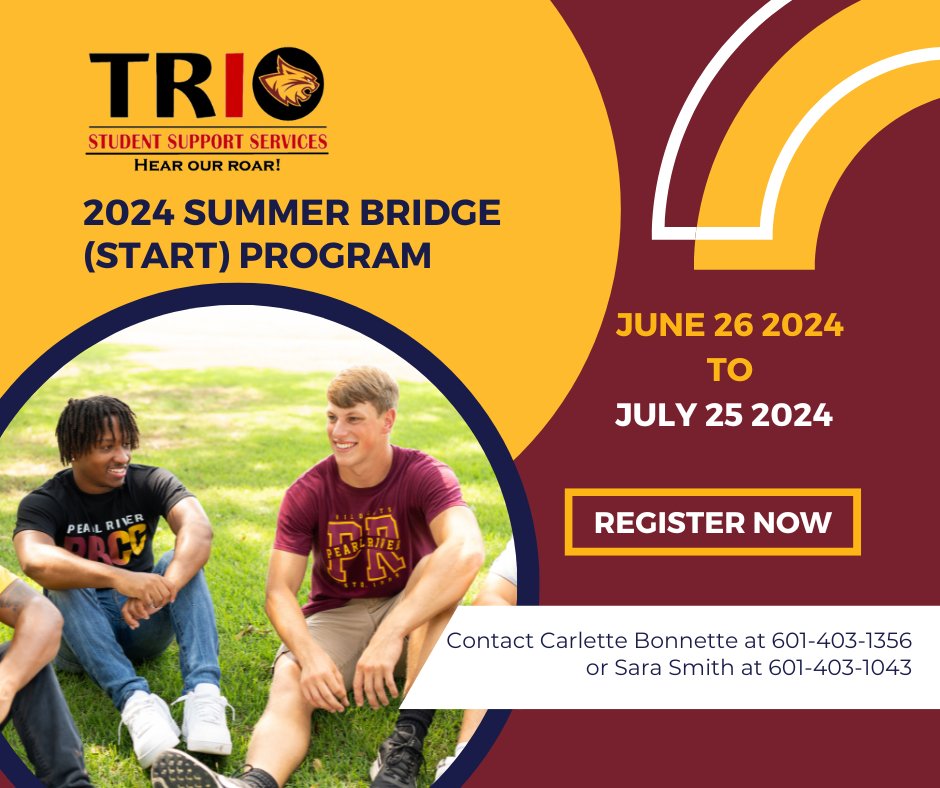 🚀 Ready to jumpstart your college journey? 🎓 Don't miss PRCC's Summer Bridge-to-College (START) program! 3 courses 0 tuition loads of support For ➡️Basic Communication, Computation, and College Survival. Learn more & apply: prcc.edu/get-a-jump-sta… #ROARwithCHAMPIONS 🐾🏆