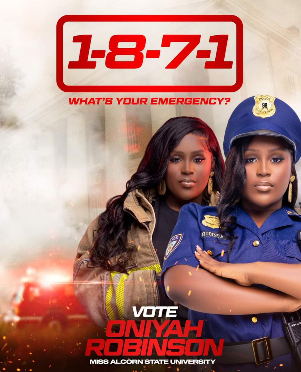 🚨A Queen Reigning Supreme in Every Emergency 🚨 
Hailing from the heart and soul of the Mississippi Delta, Greenville, Mississippi,  I am elated to announce my candidacy for Miss Alcorn State University. #TheWorkingQueen #Oniyah4Miss98